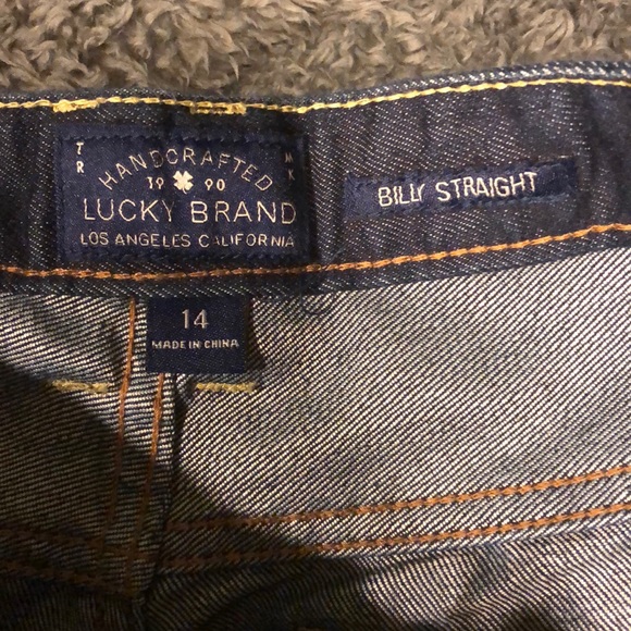 Boys size 14 pants: 2 jns (hrdly worn) & 2 swtpnt - Picture 7 of 8